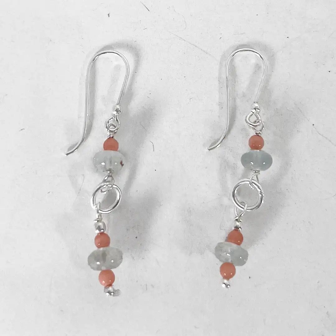 Orecchini Fantasia in Argento con Pietre Preziose