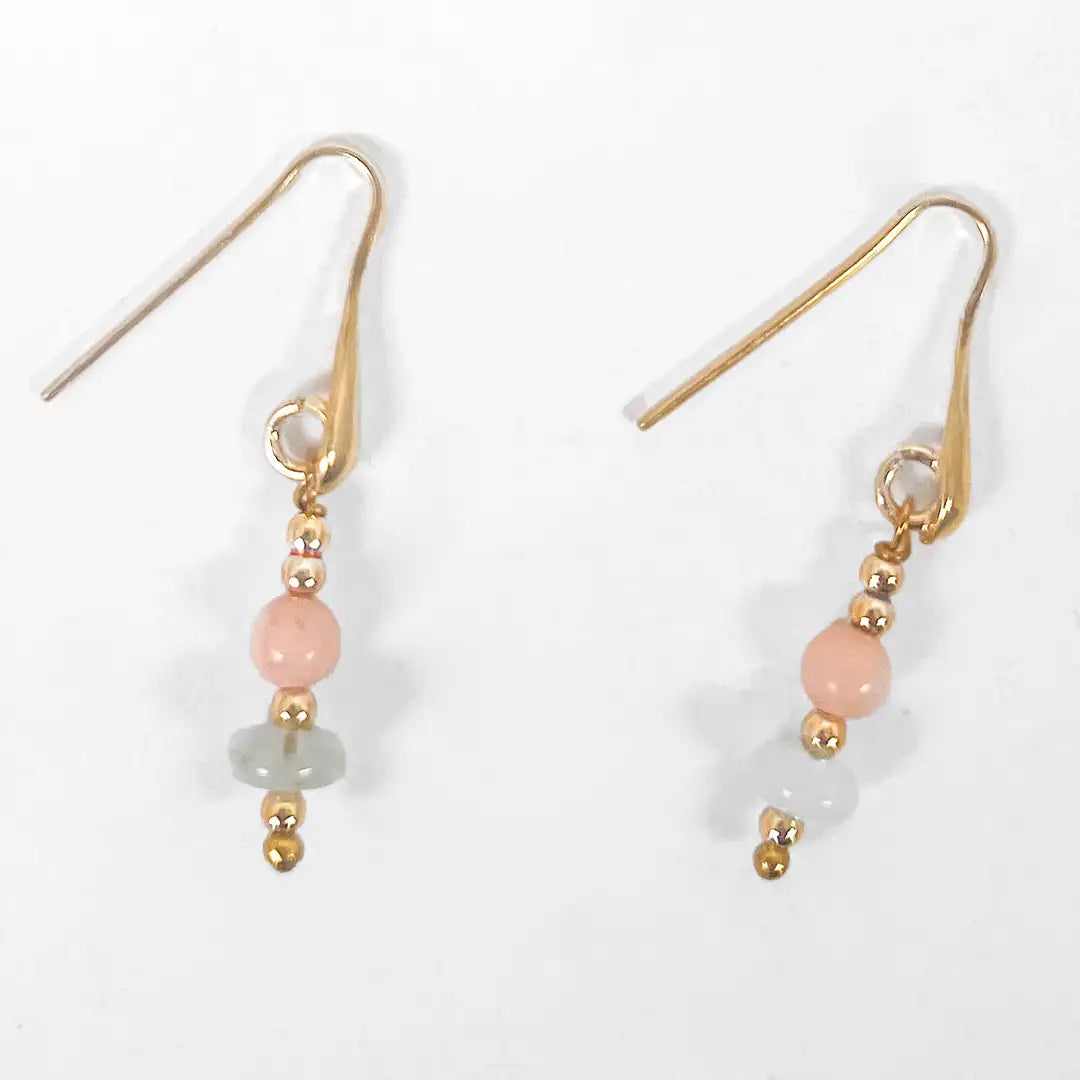 Fantasy Silver Earrings with Precious Stones