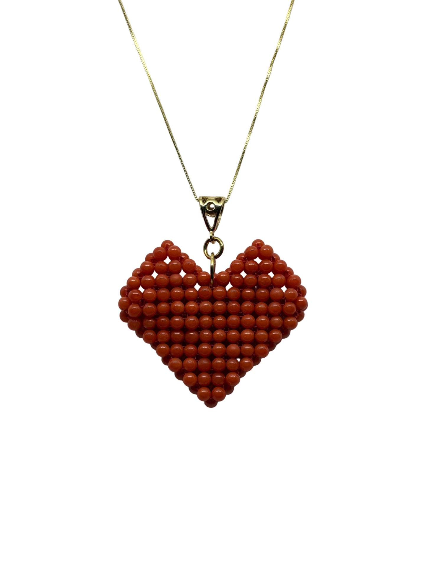 Pendente in Corallo "Cuore"