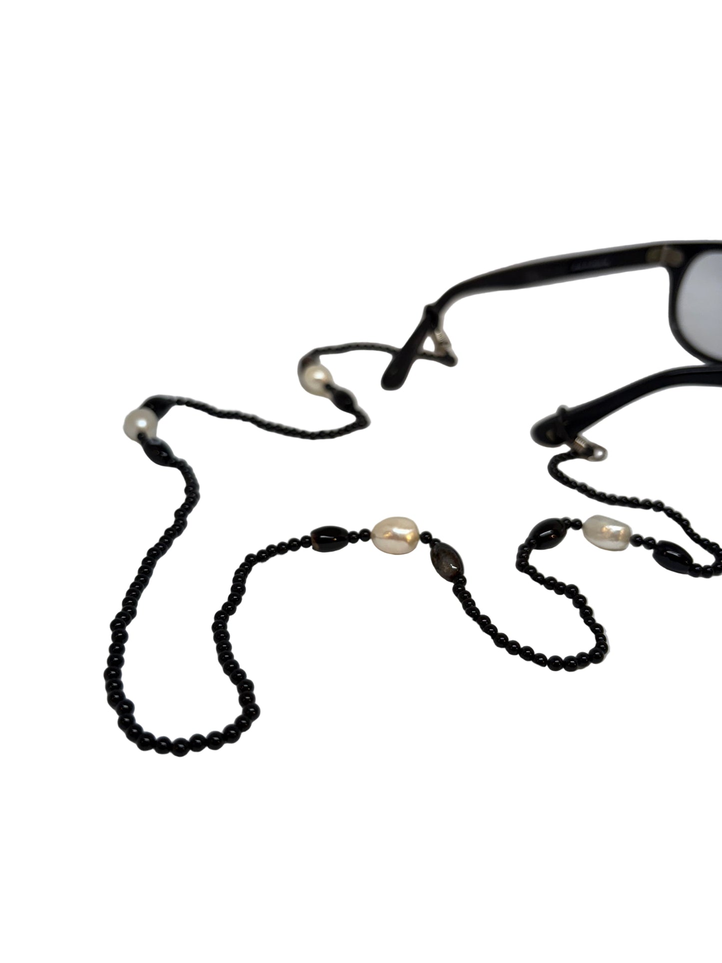 Catenina per Occhiali di Perle e Agata