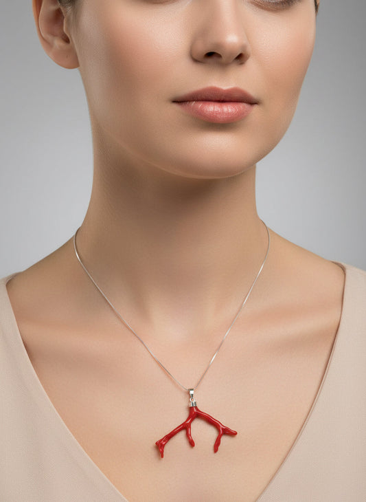 Pendente in Ramo di Corallo