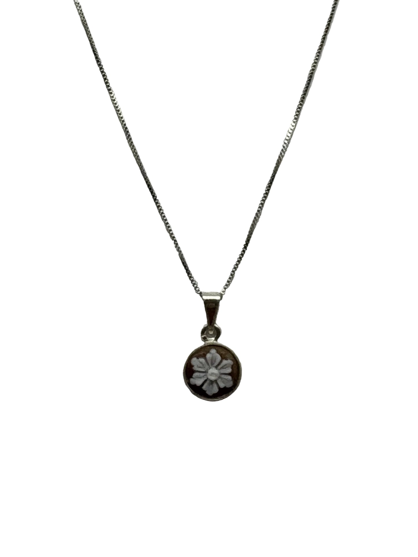 Pendente in Cammeo incisione "Fiore"