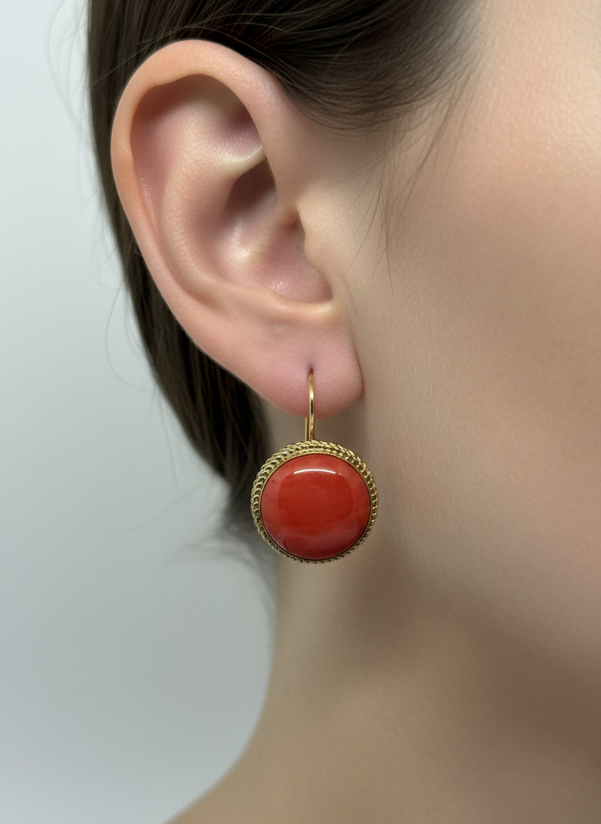 Orecchini in Corallo