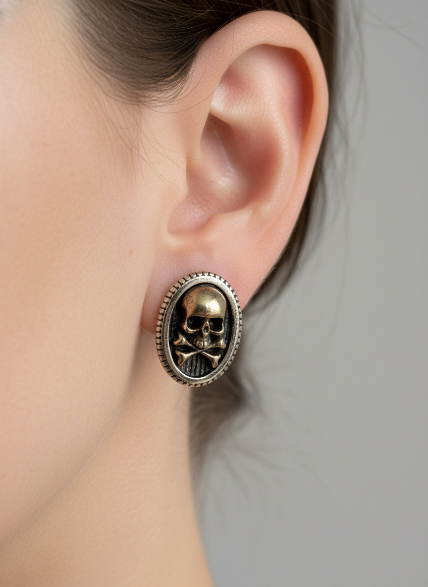 Orecchini in Argento "Teschio"