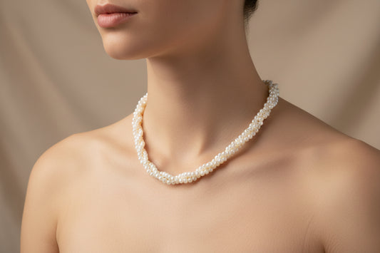 Collana Torchon  in Madreperla
