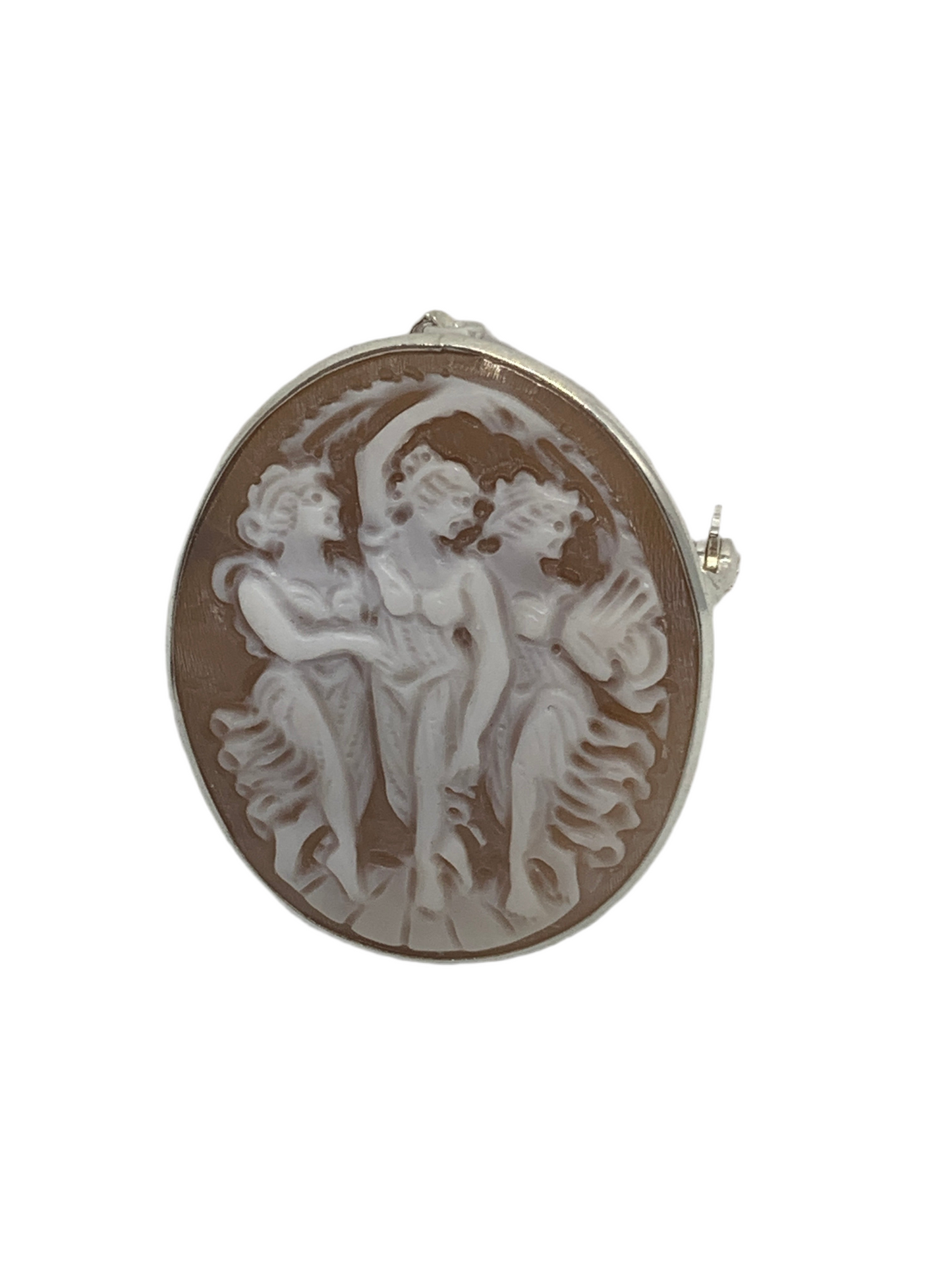 Spilla Pendente in Cammeo “Le Tre Grazie”