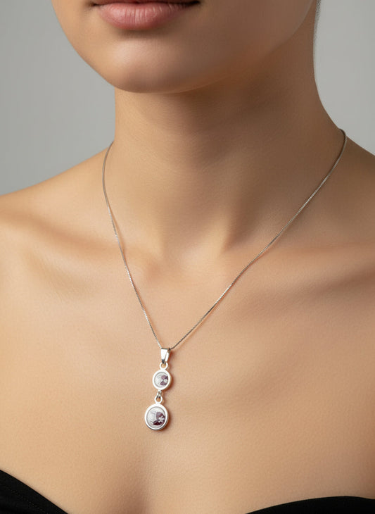 Pendente in Cammeo incisione "Luna"