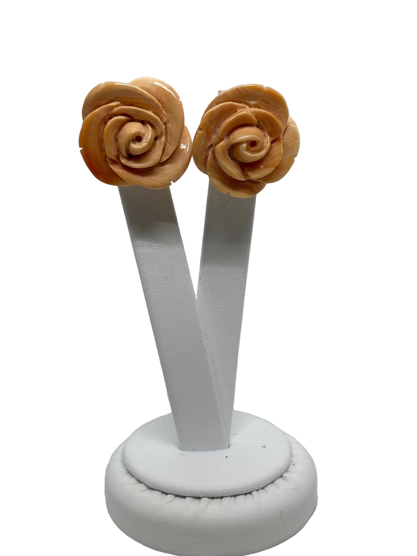 Orecchini incisi su Conchiglia "Rose"