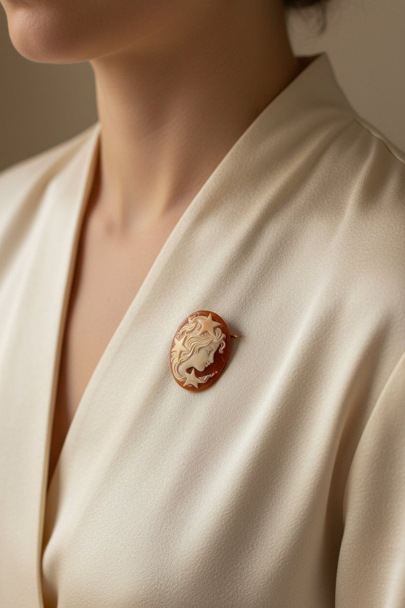 Cammeo Nudo Antico incisione Medusa