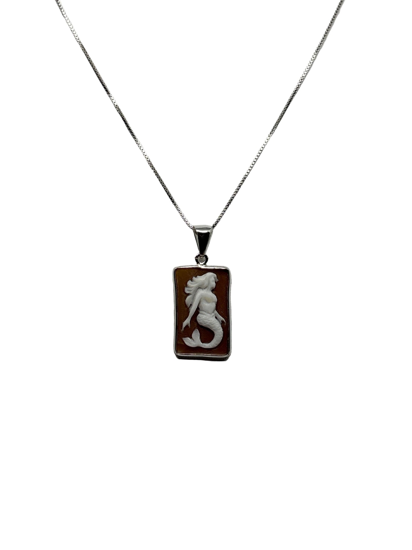 Pendente in Cammeo incisione "Sirenetta"