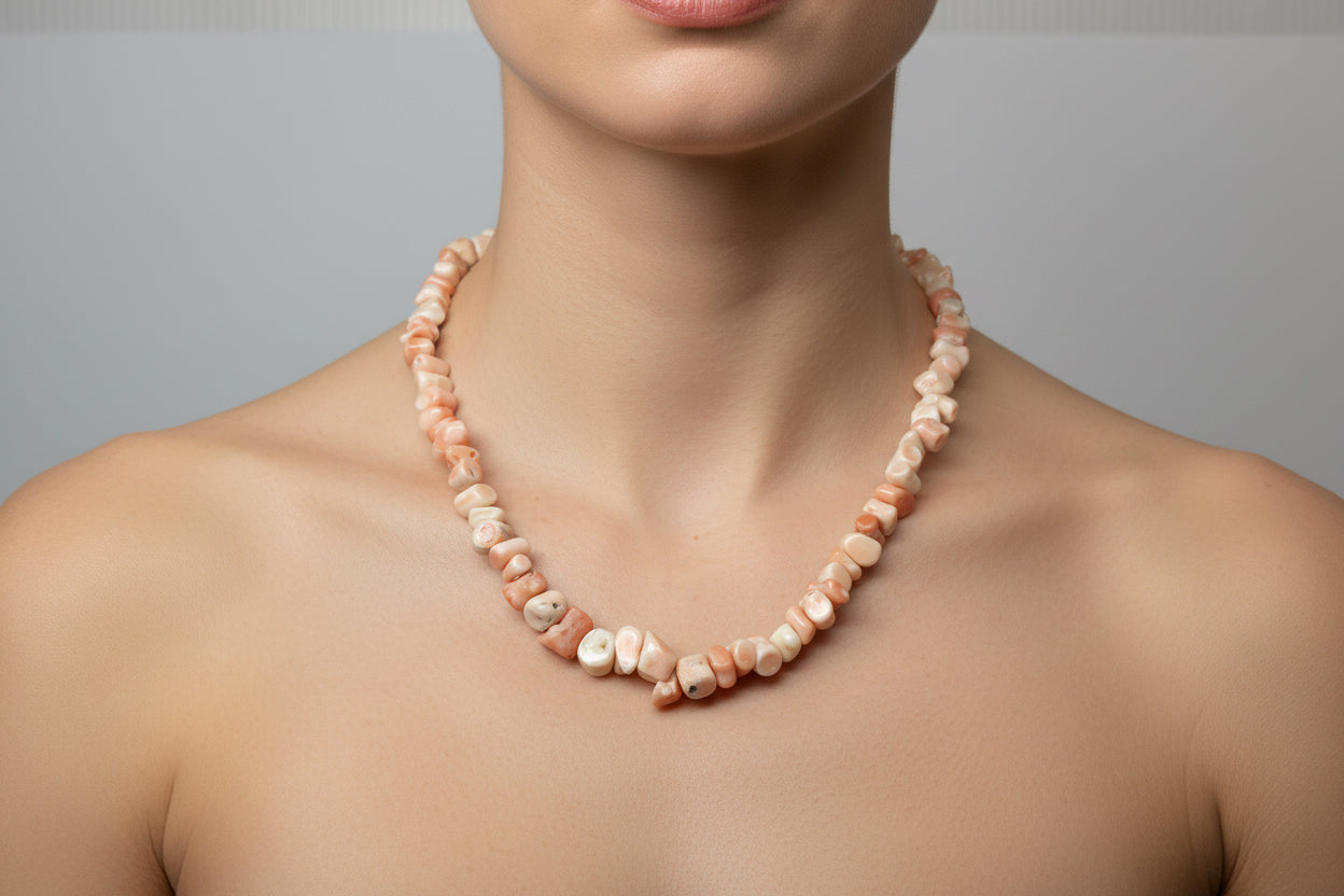 Collana in Corallo Rosa