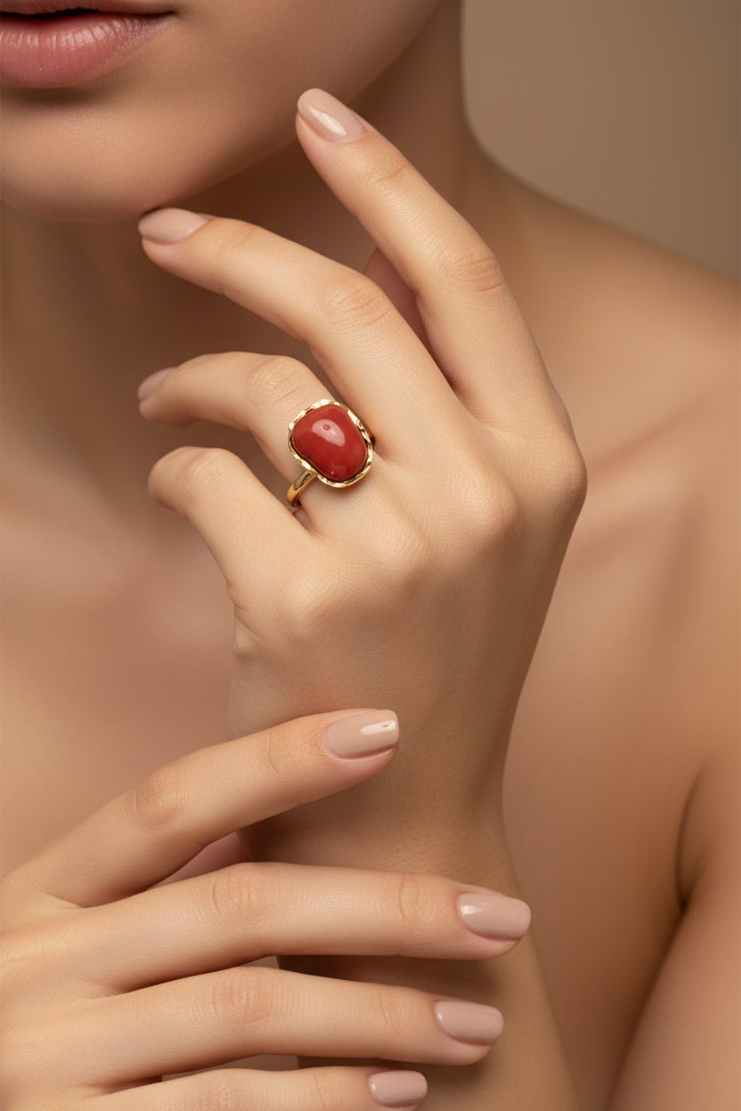 Anello in Corallo