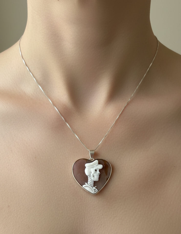 Pendente in Cammeo "Teschio"