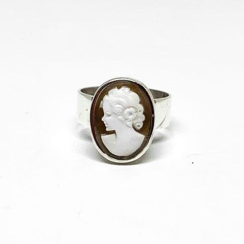 Anello-Cammeo-Profilo-Donna