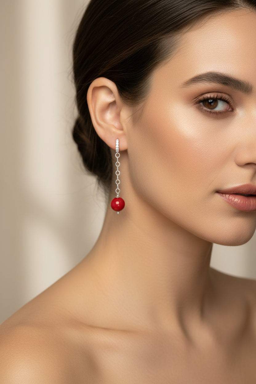 Orecchini in Corallo