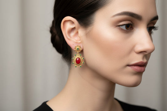 Orecchini in Corallo