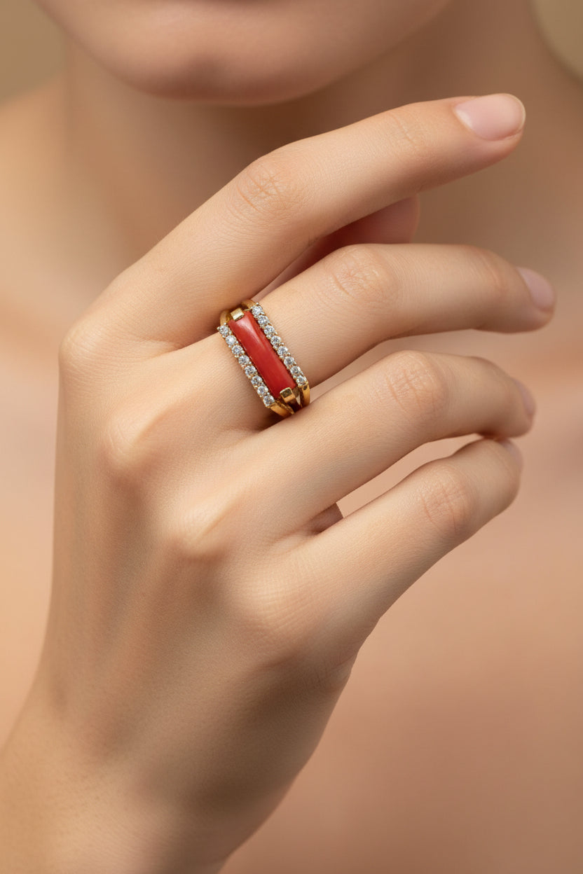 Anello in Corallo