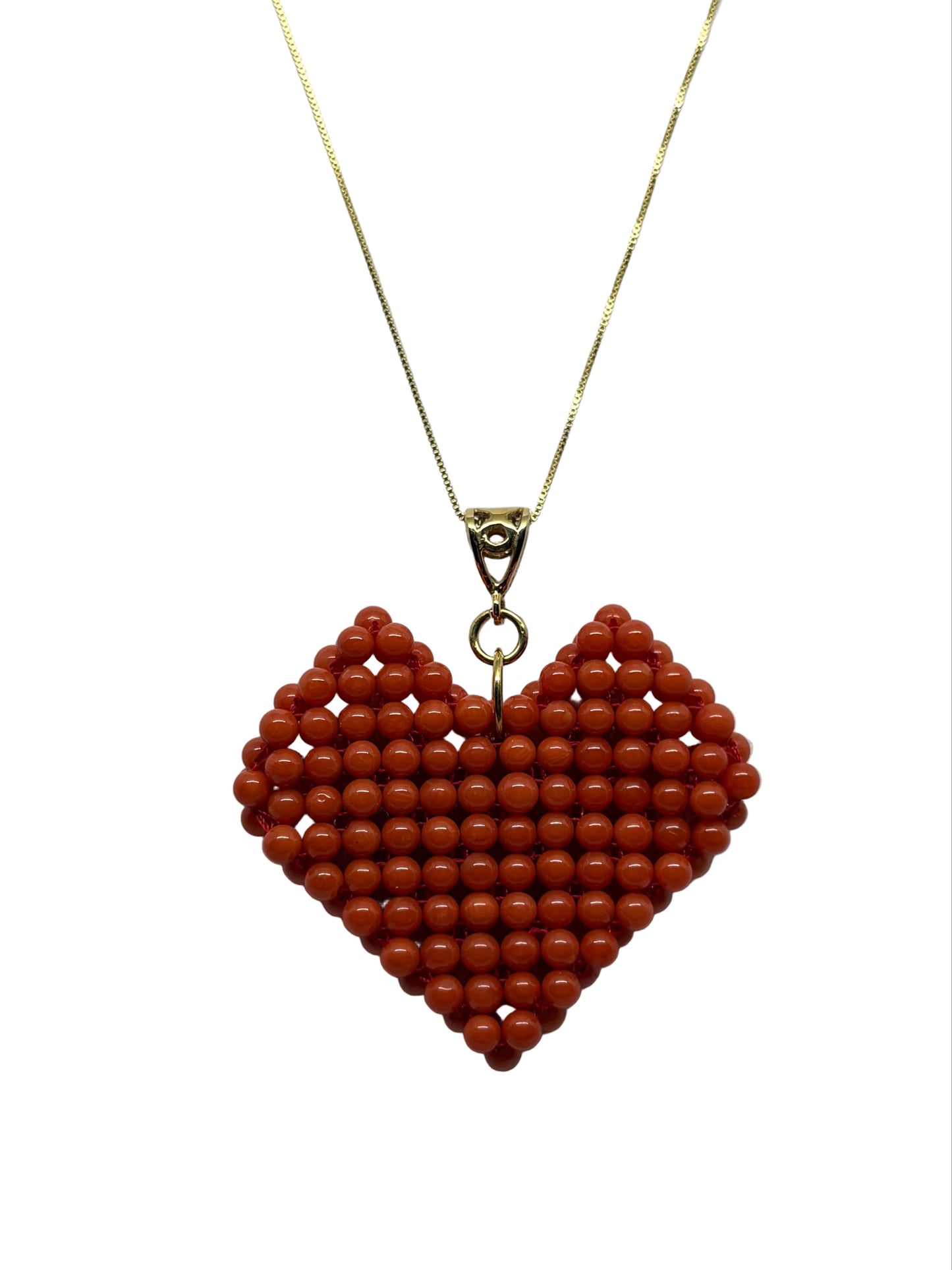 Pendente in Corallo "Cuore"