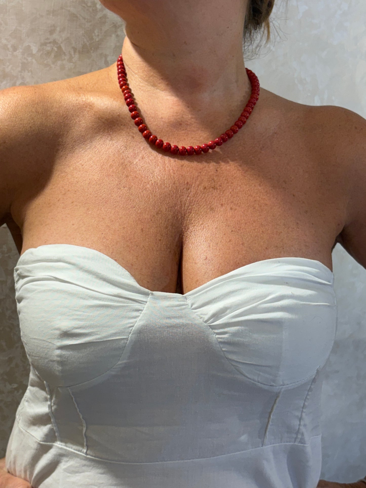 Collana in Corallo Bambù