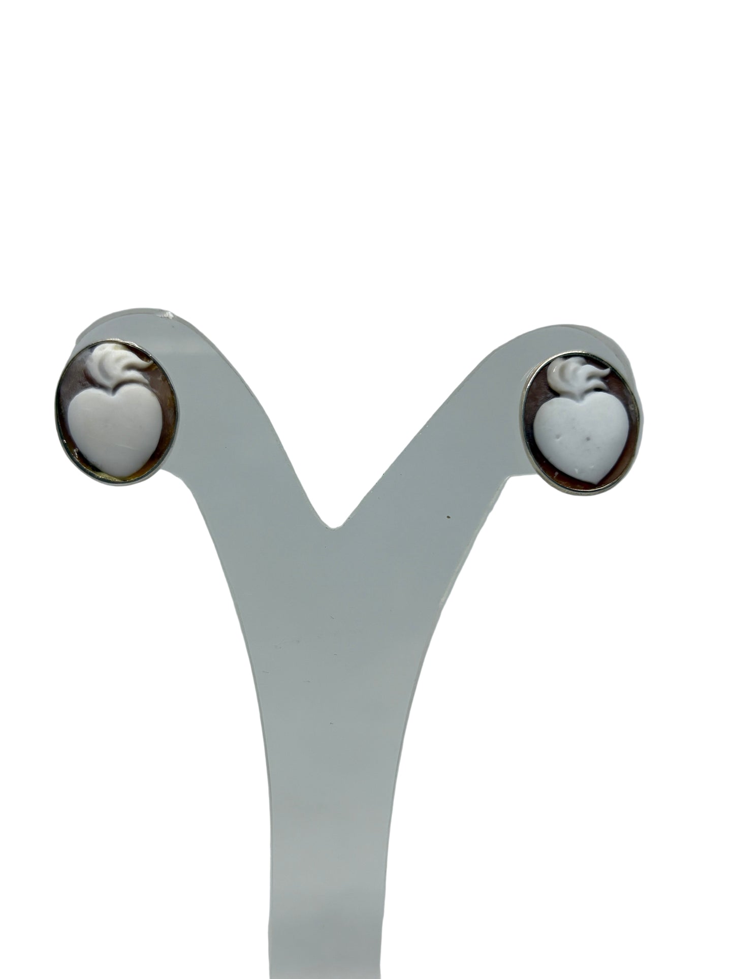 Orecchini in Cammeo "Cuore Sacro"