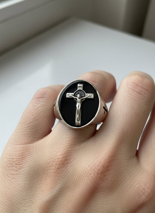 Anello in Agata e Argento