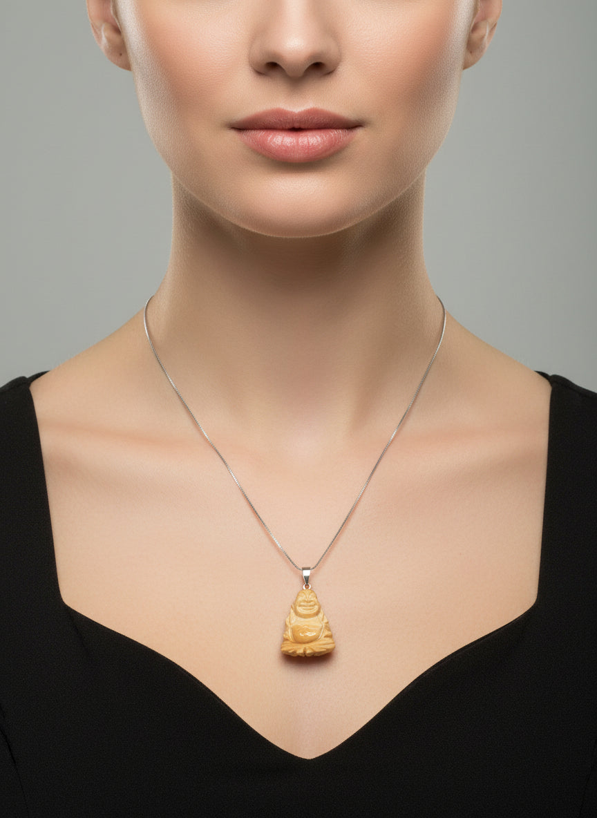 Pendente in Conchiglia incisione "Buddha"