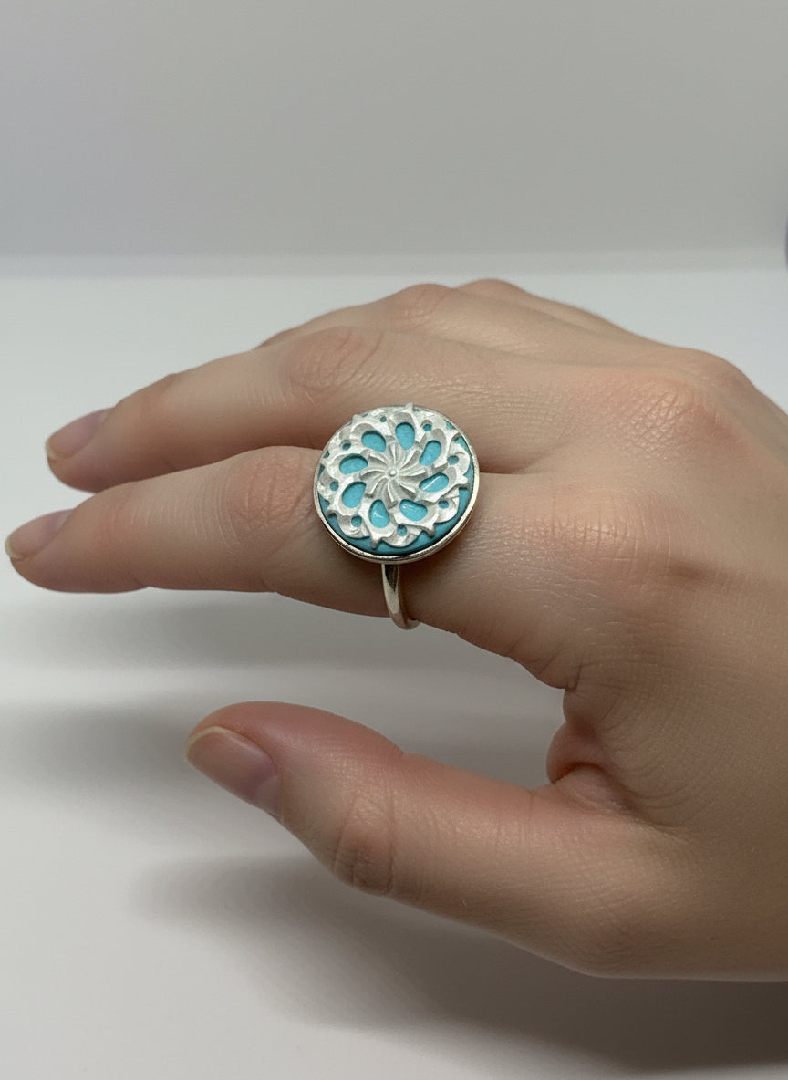 Anello in Madreperla "Fiore"