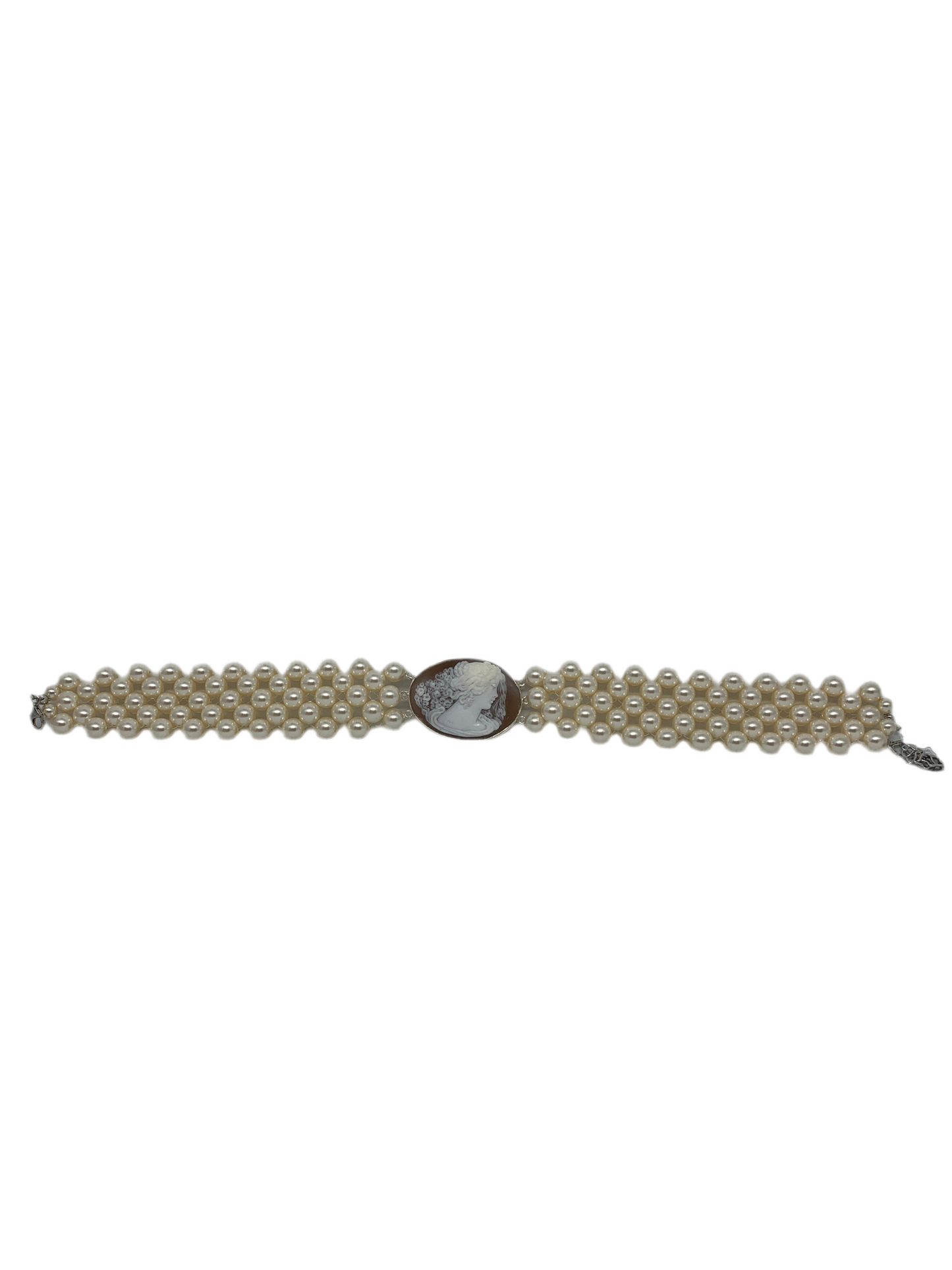 Collana in Cammeo Artistico Profilo di Donna