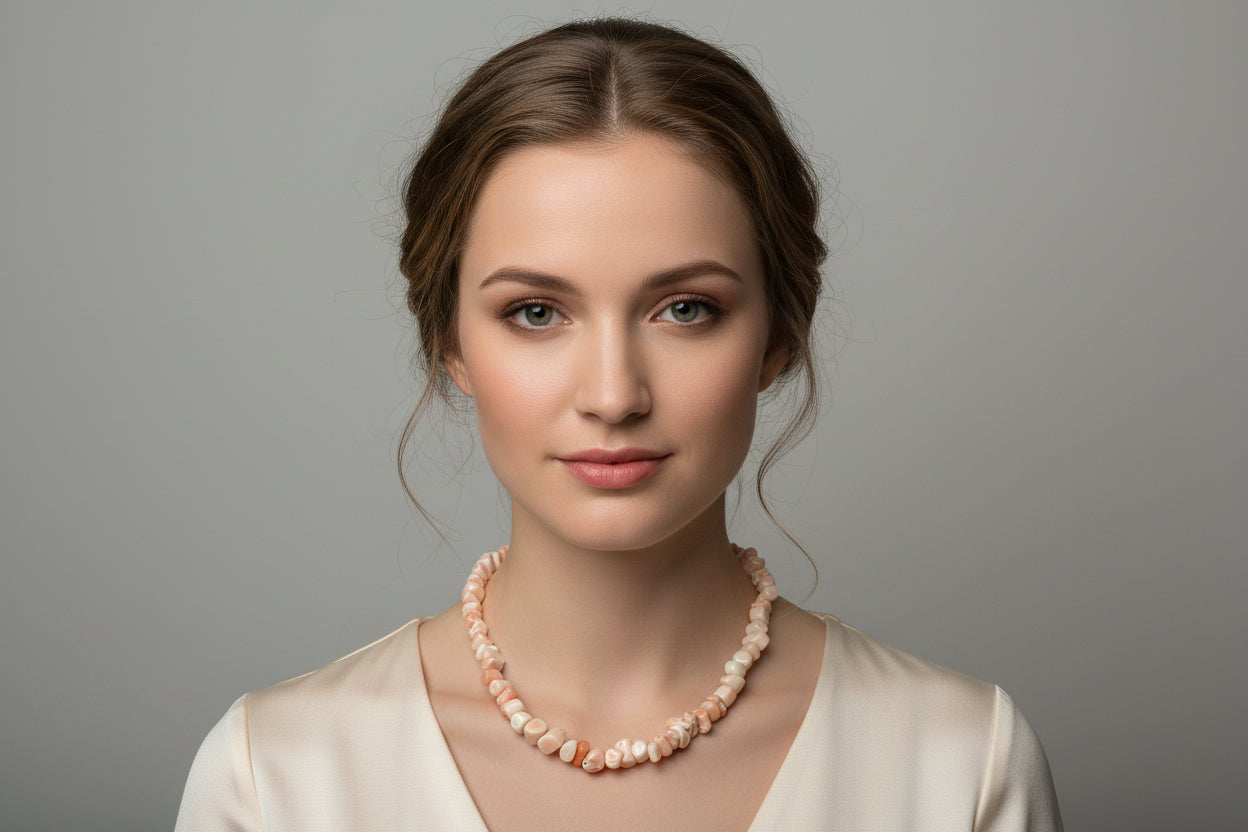 Collana in Corallo Rosa