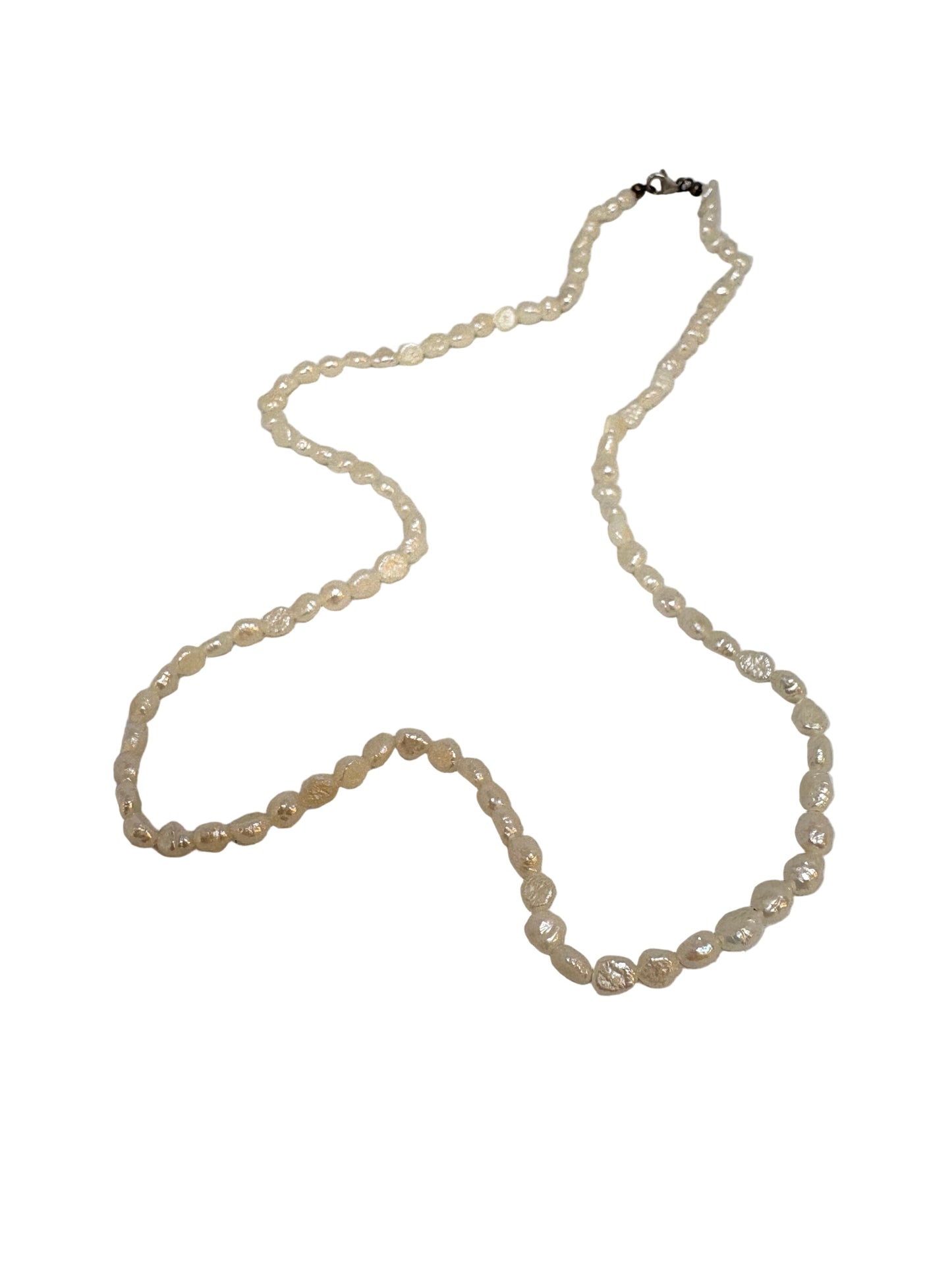 Collana in Perline di Fiume Naturali