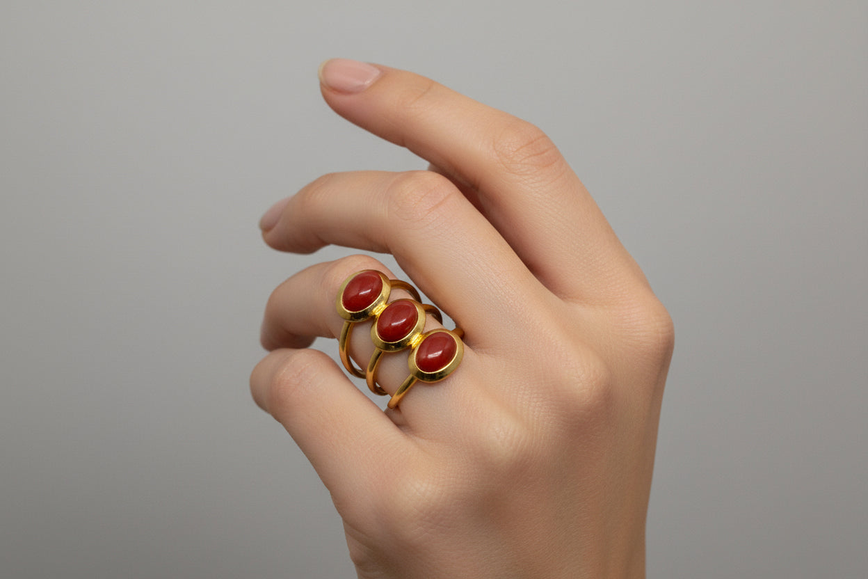 Anello in Corallo
