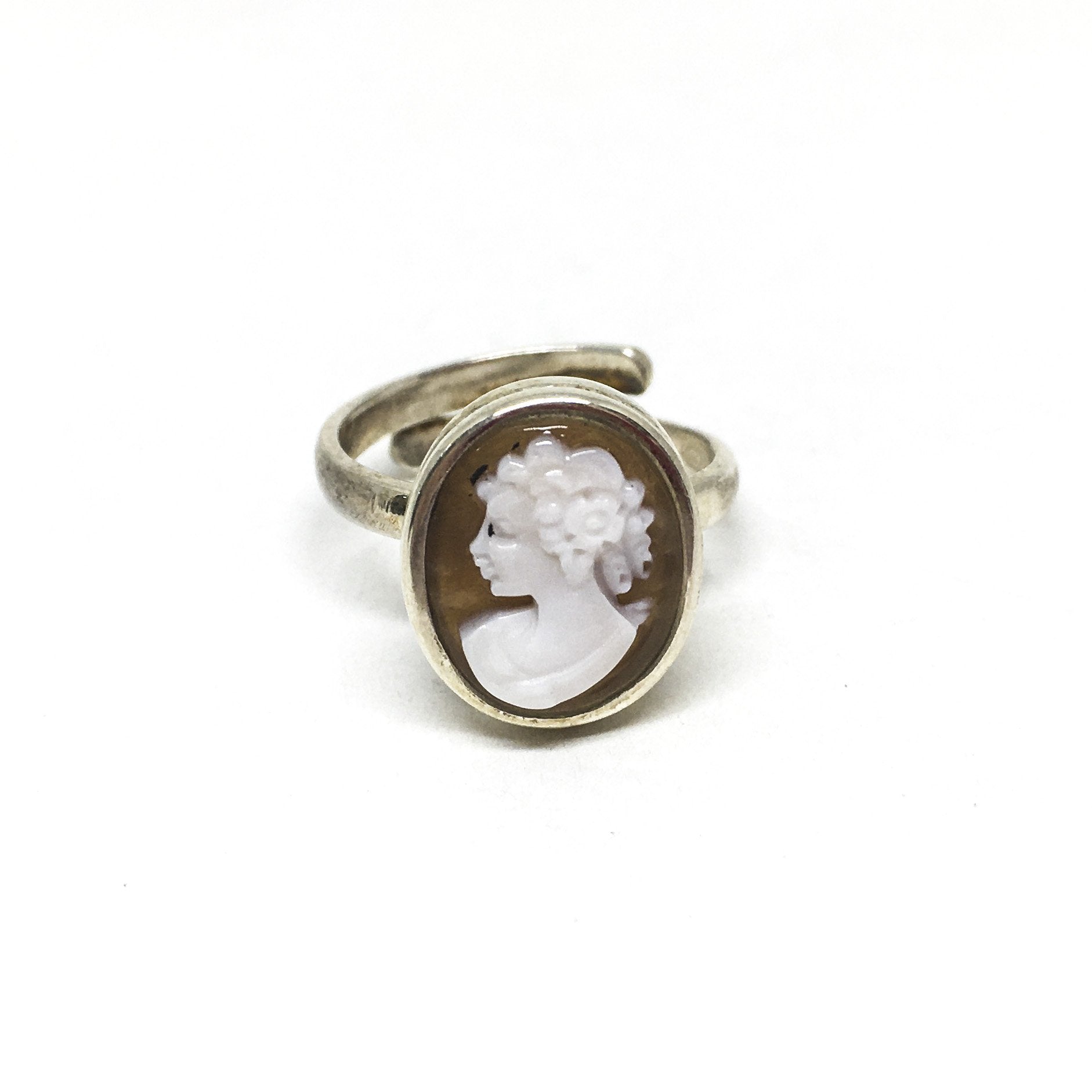 Anello-Cammeo-Incisione-Volto-Donna