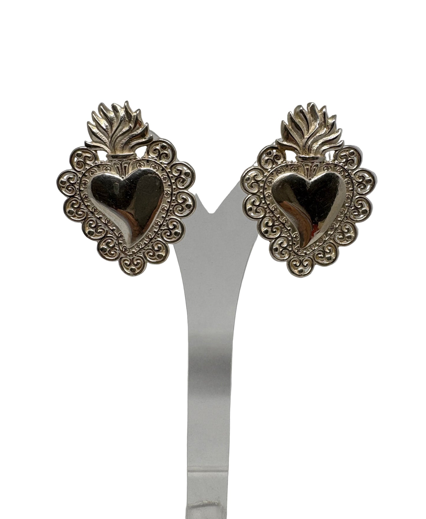Orecchini in Argento "Cuore Sacro"