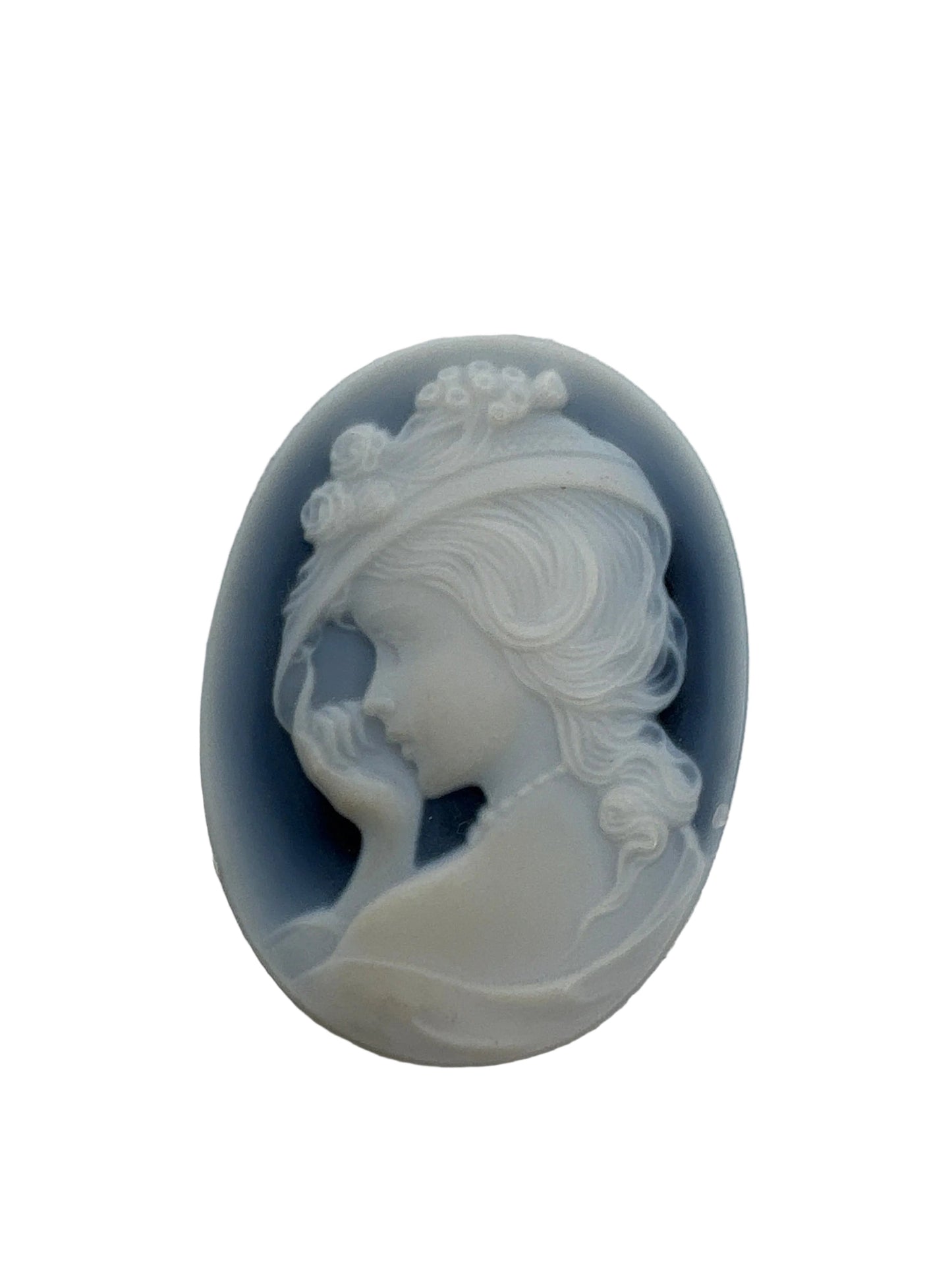 Cammeo Nudo in Agata incisione Profilo di Donna