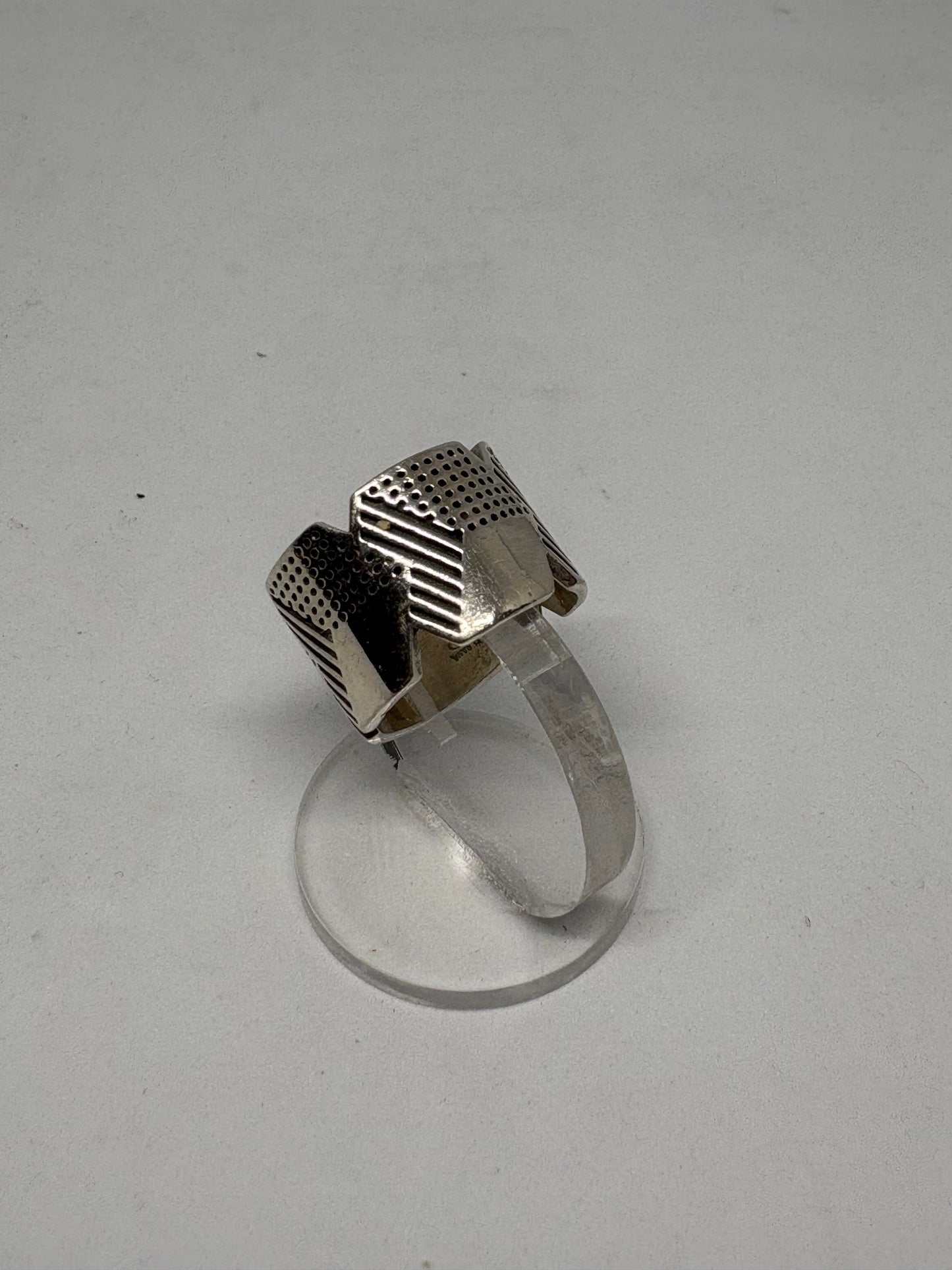Anello in Argento Inciso