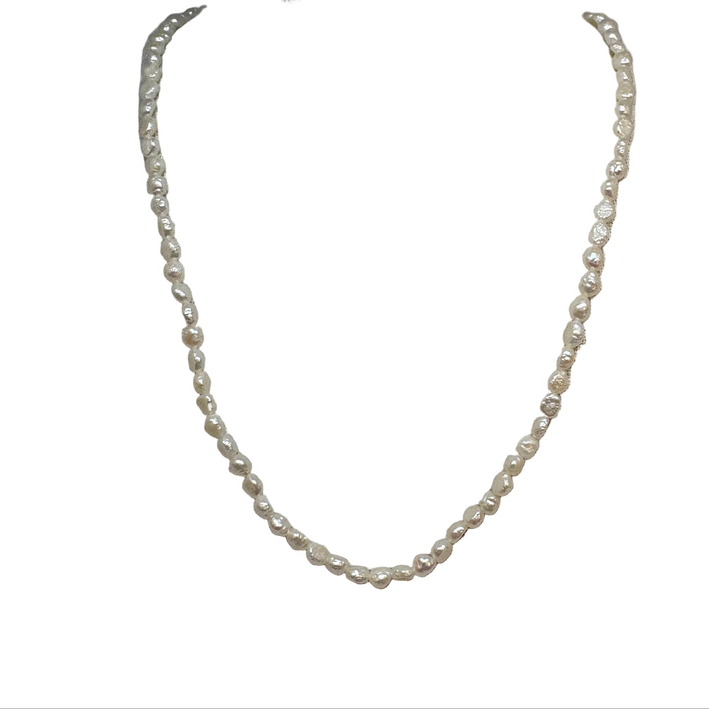 Collana in Perline di Fiume Naturali