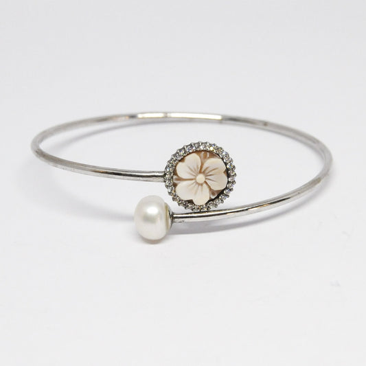 Bracciale-Cameo-Italiano-Cammeo-Incisione-Fiore