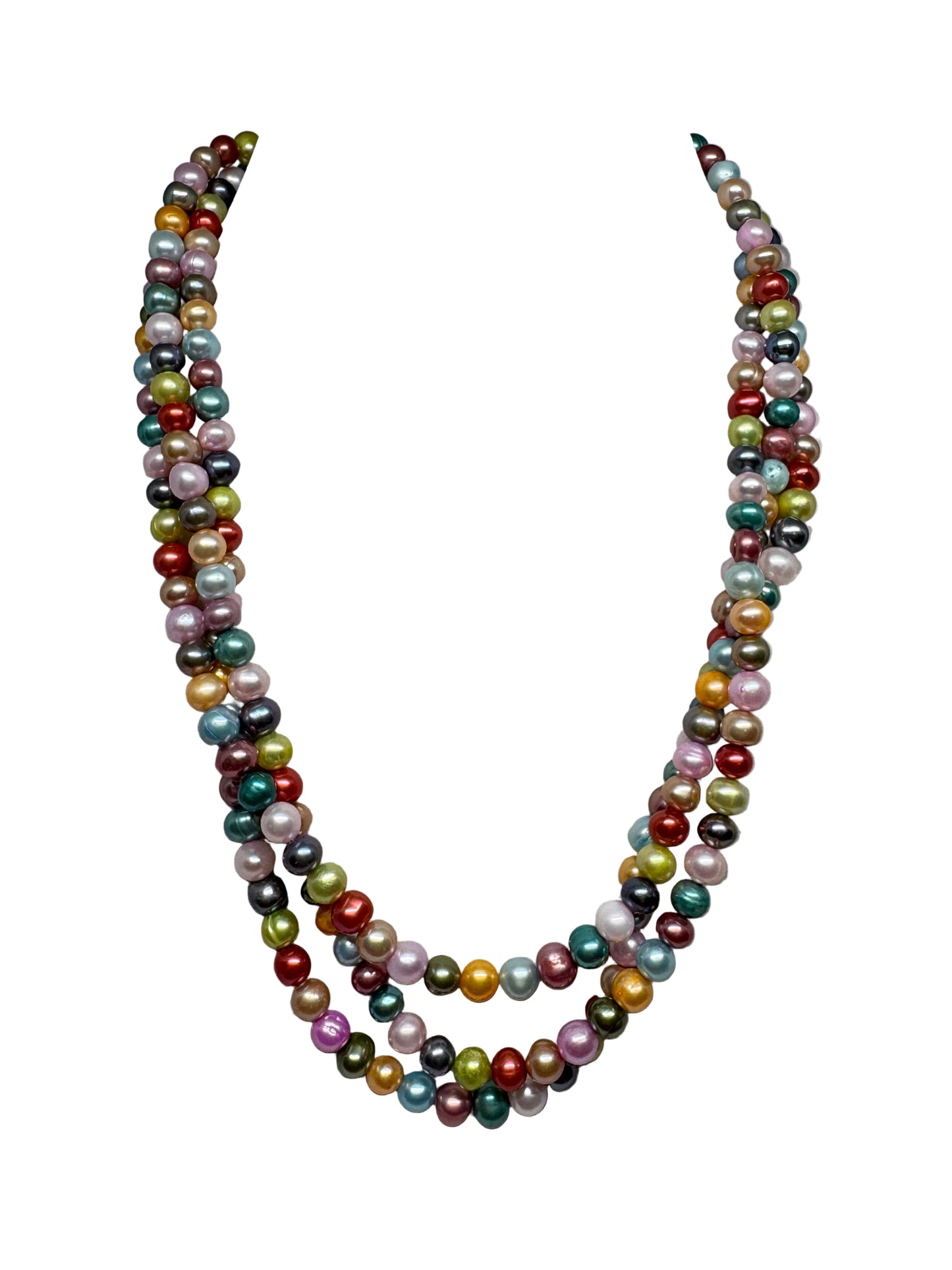 Collana di Perle Multicolore