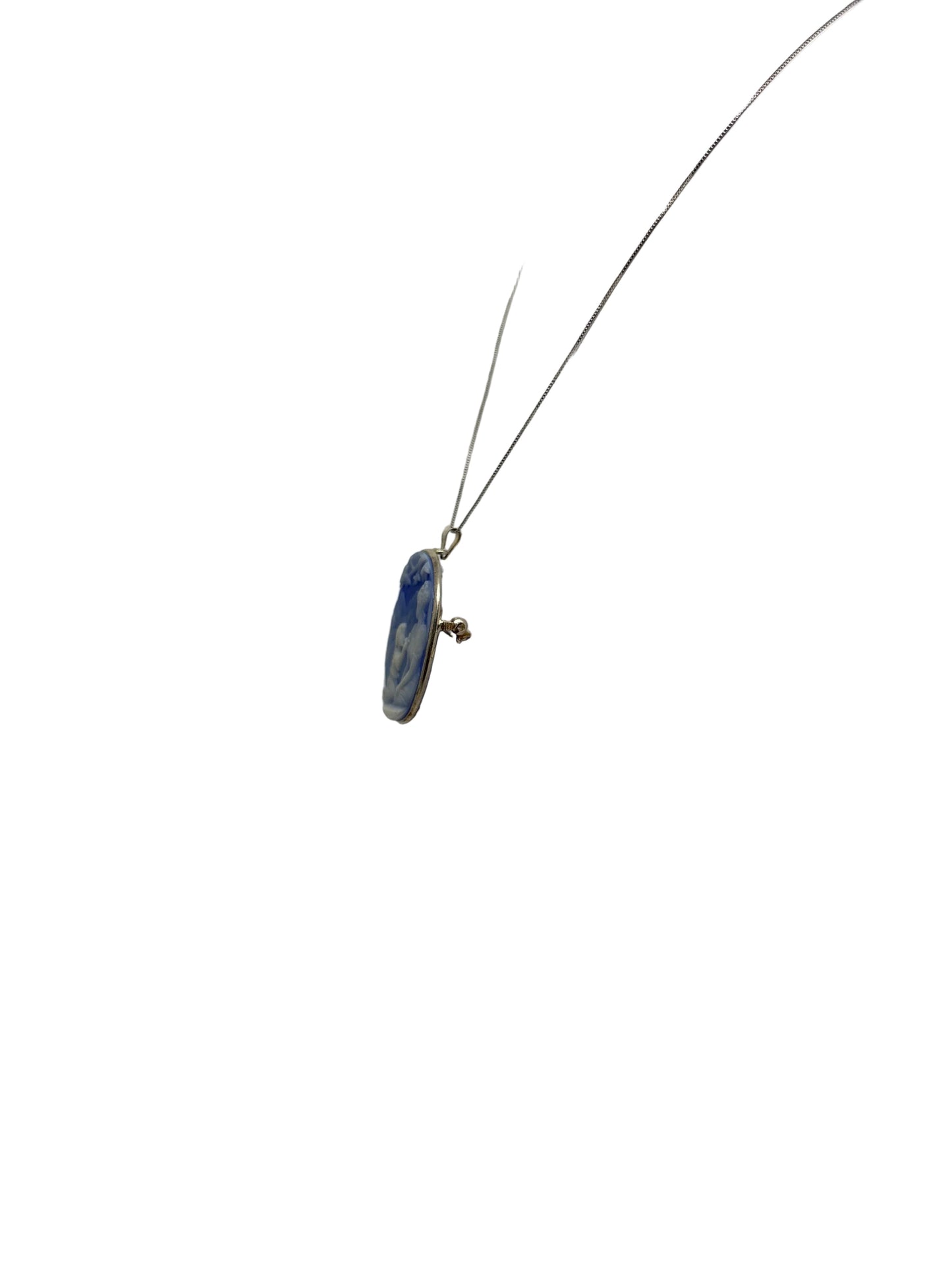 Spilla Pendente in Agata raffigurante Madre Figlia