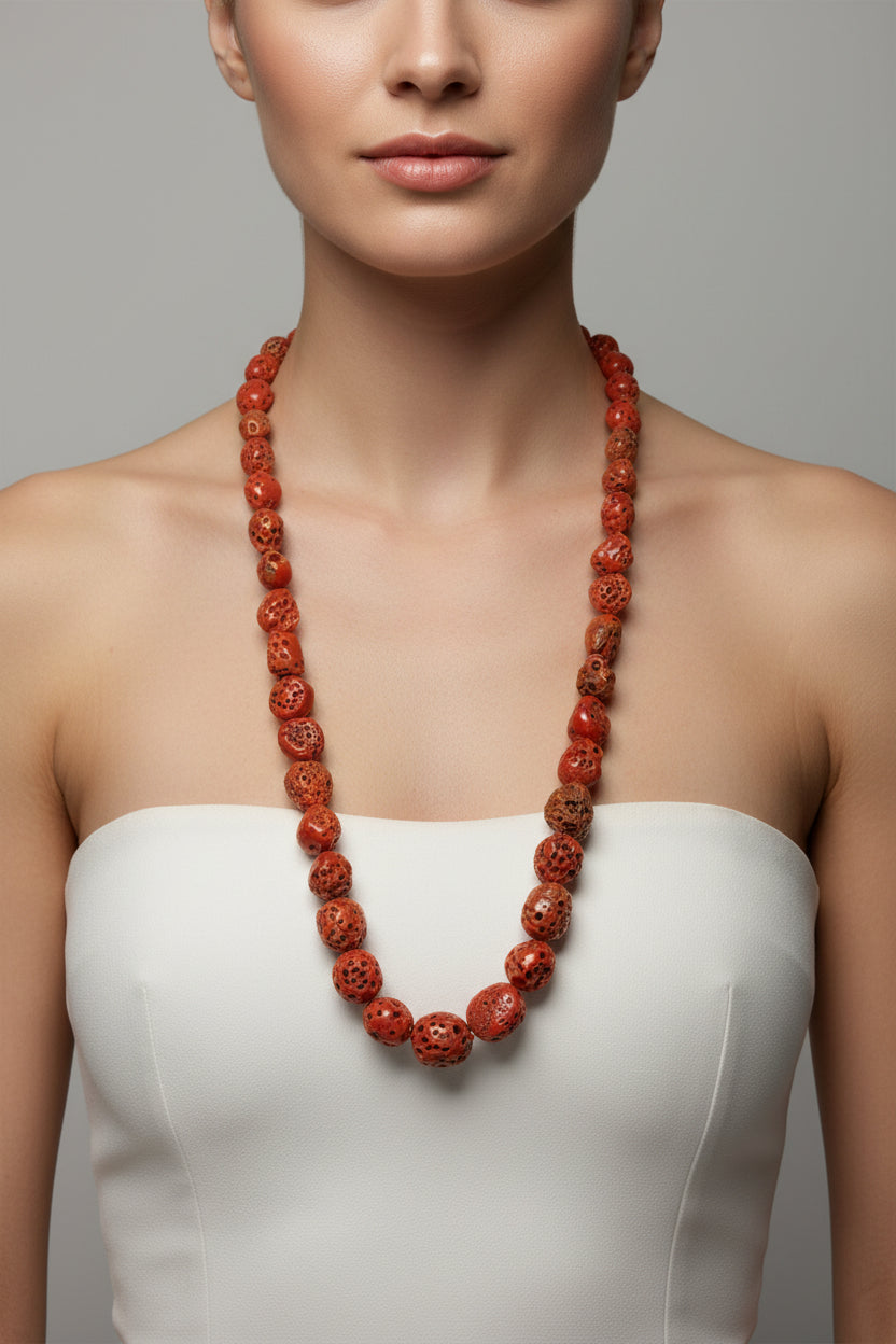 Collana in Corallo Grezzo