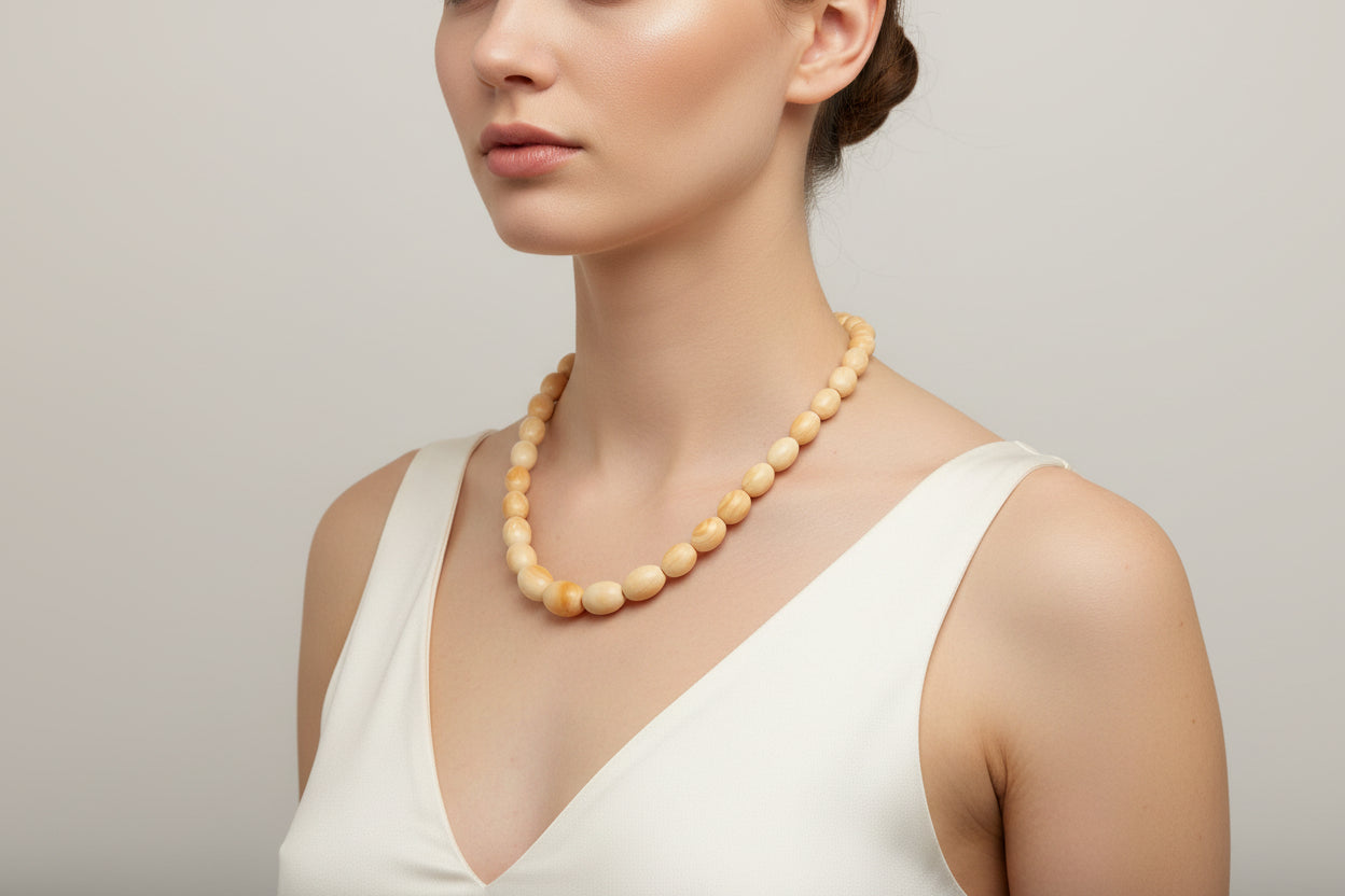 Collana in Conchiglia Cassis Rufa