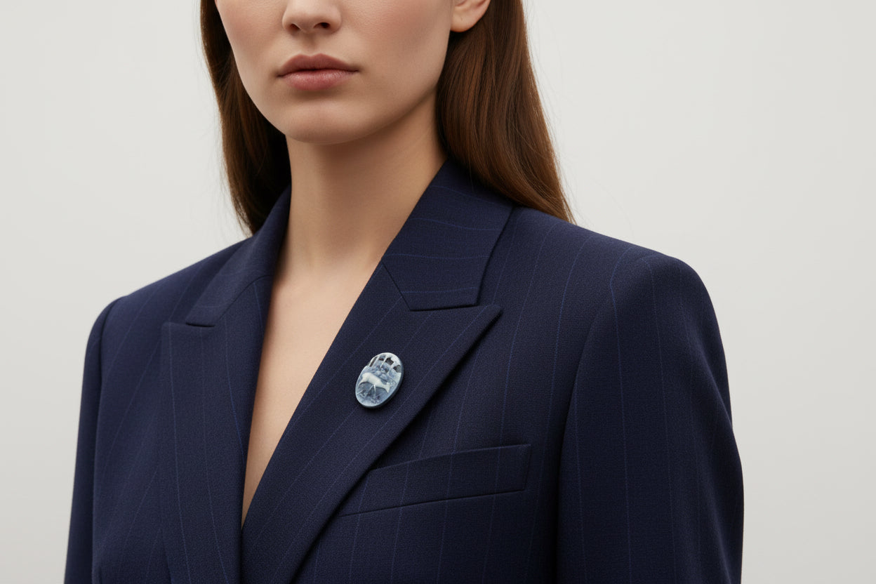 Cammeo Nudo in Agata incisione Cervo