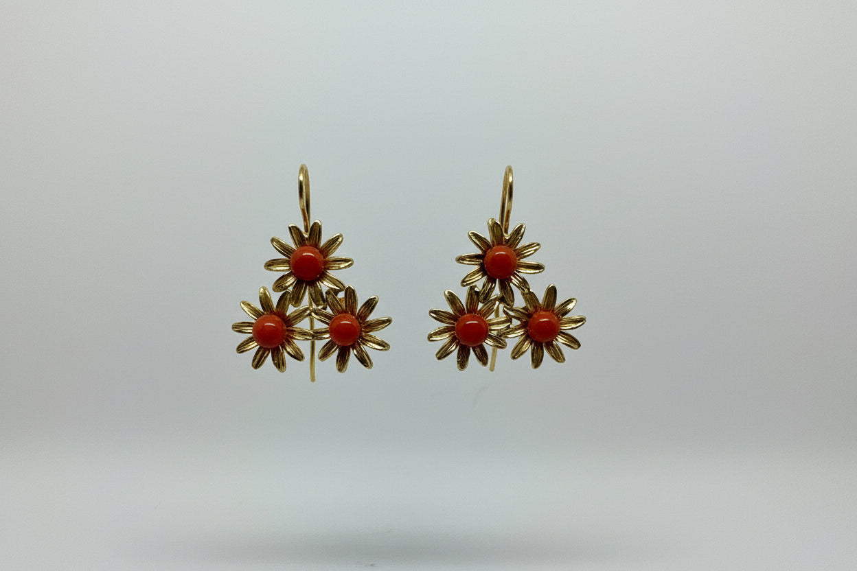 Orecchini in Corallo