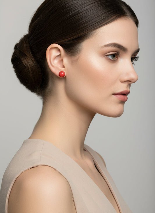 Orecchini in Corallo e Oro