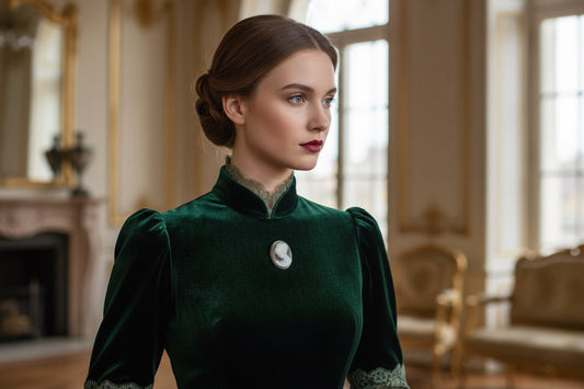 Cammeo Nudo in Agata incisione Profilo di Donna