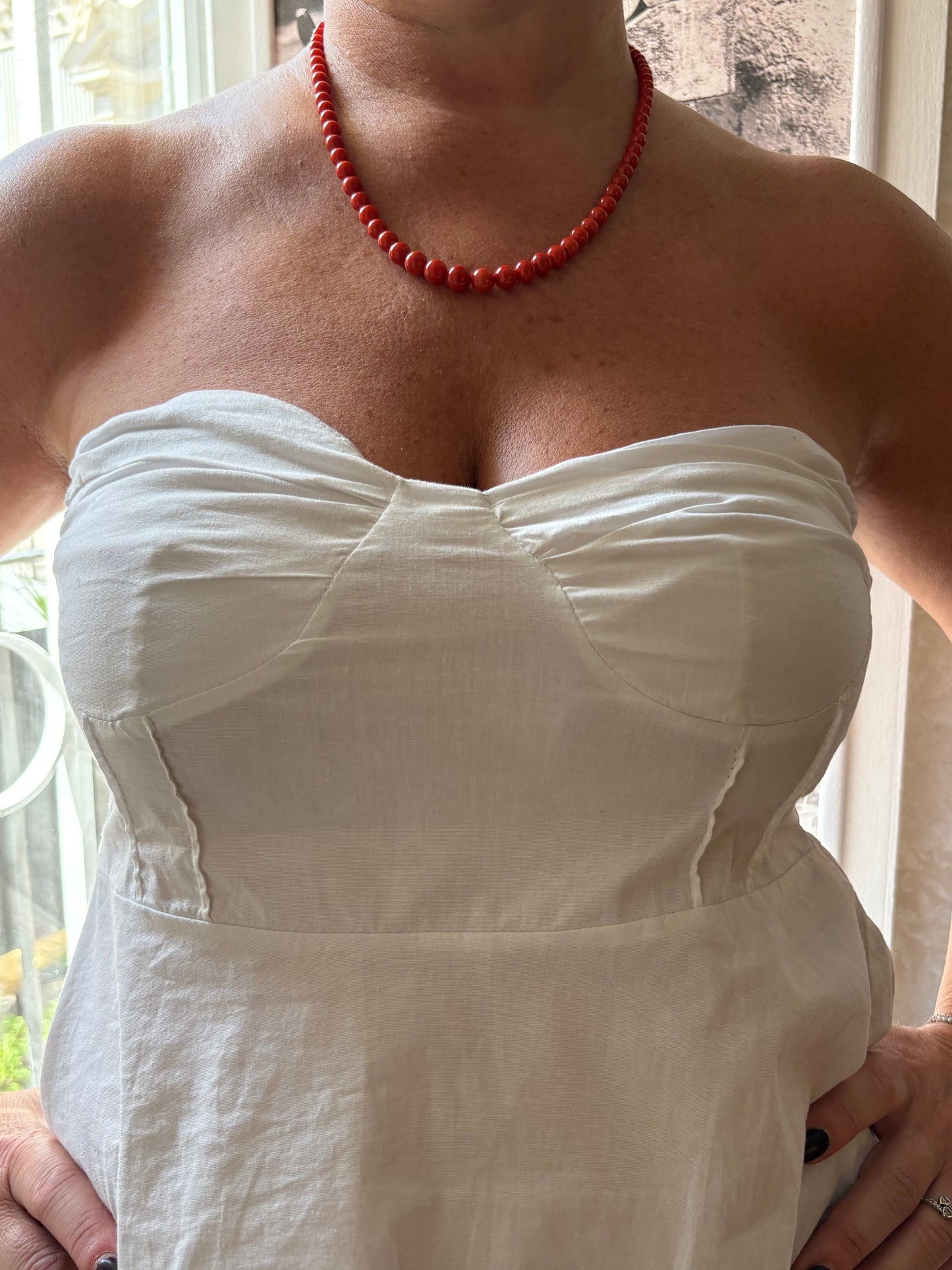 Collana in Corallo Bambù