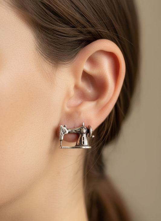 Orecchini in Argento "Macchina da Cucire"