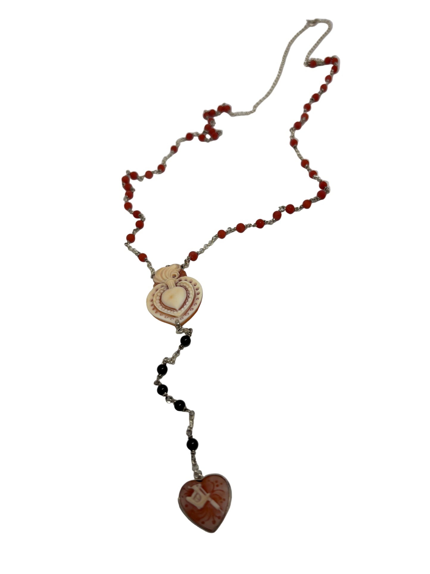 Collana in Cammeo "Cuore Sacro"