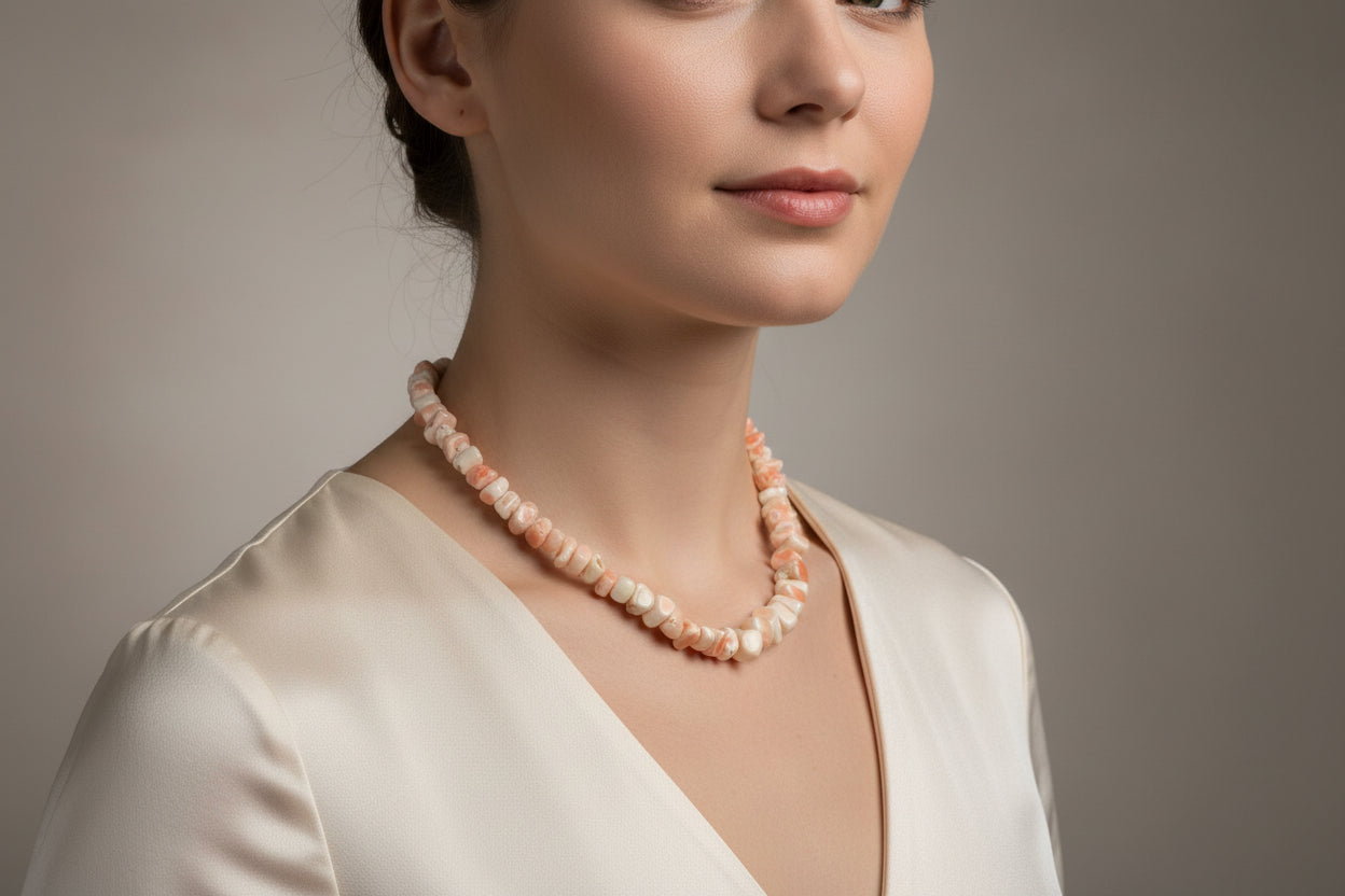 Collana in Corallo Rosa