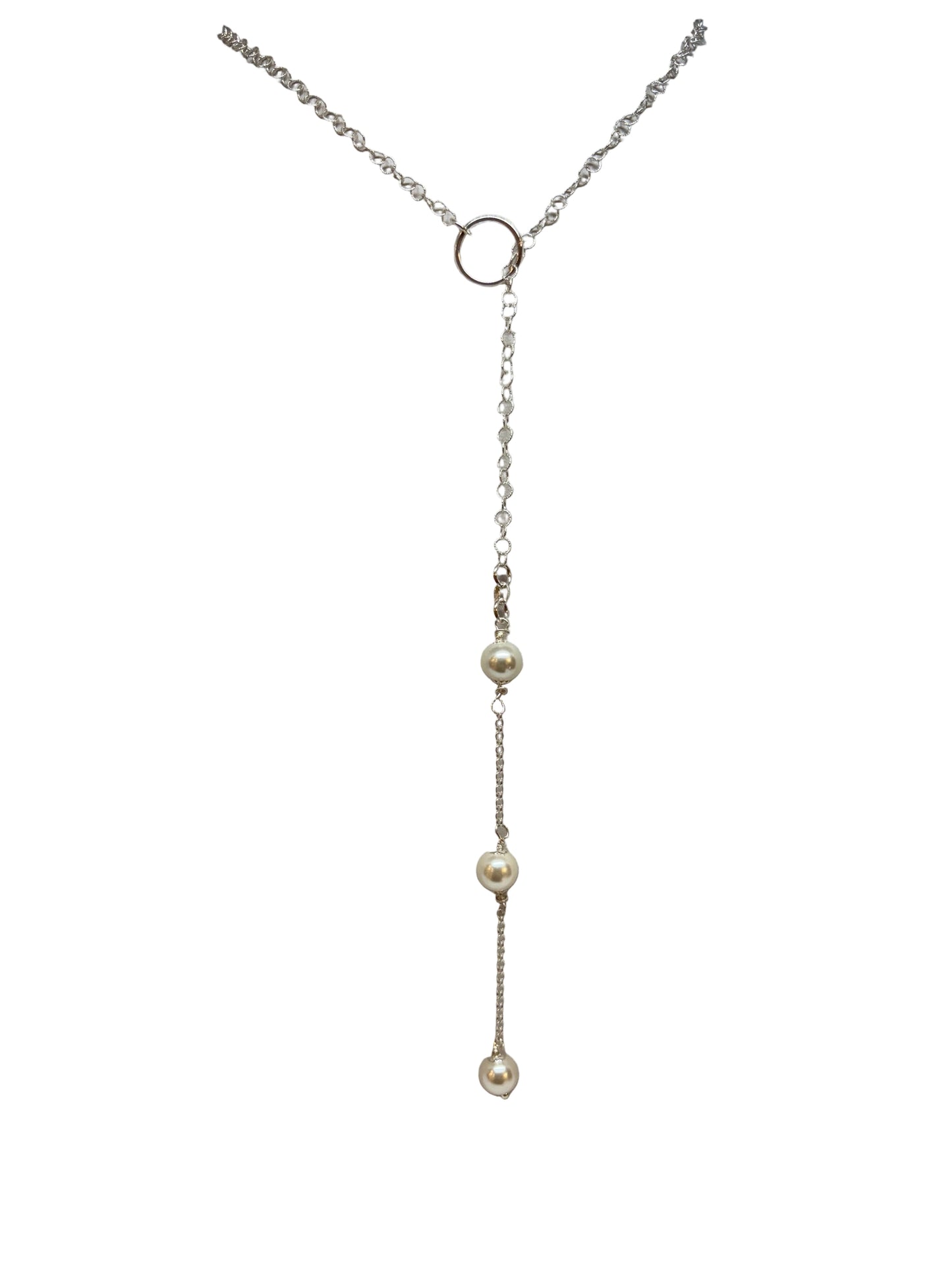 Collana Cravatta con Perle